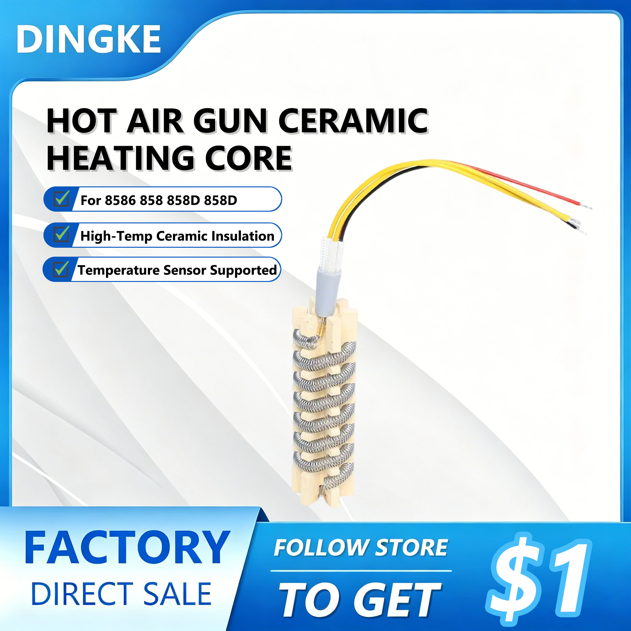 Hot air Gun Heating Element 85 - Hot Air Station 858 recensie en prijs