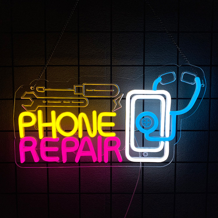 Phone Repair Neon Sign For Wal - Electronics Repair Store recensie en prijs