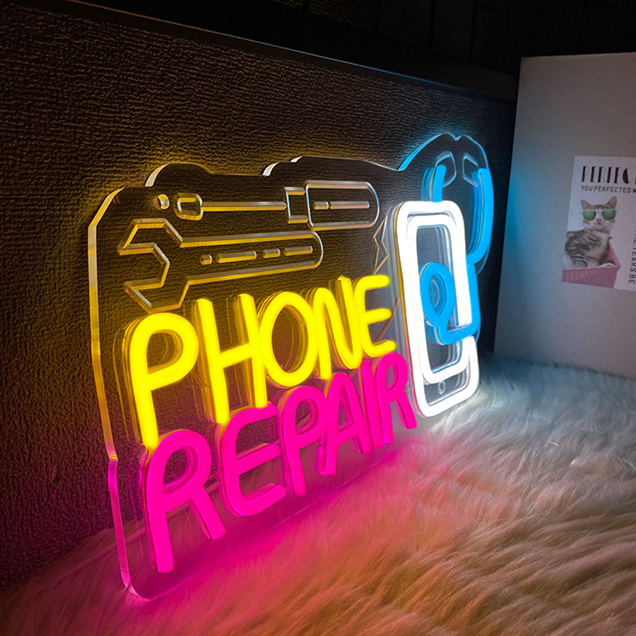 Phone Repair Neon Sign For Wal - Electronics Repair Store recensie en prijs